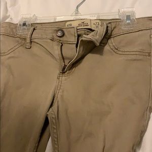 Hollister super skinny khakis!